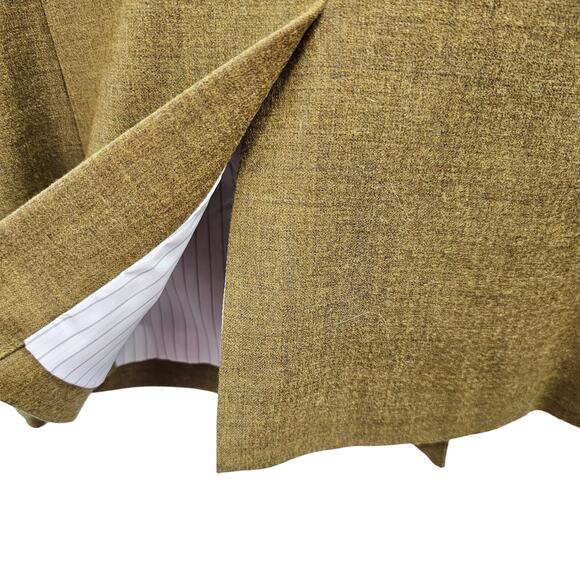 J Crew Blazer Womens Size 6 Wool Olive Green Corp Career Stretch Pockets J.Crew - Picture 4 of 15